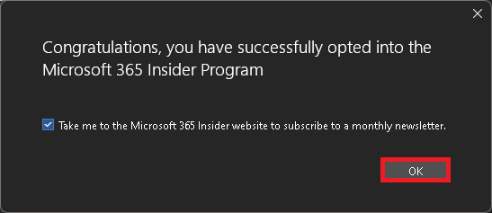 Microsoft 365 insider program